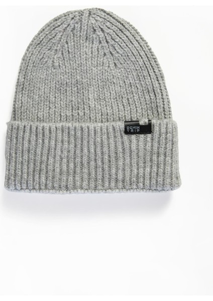 Beanie Regular Fit Gri Bere