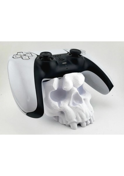 Kafatası Özel Tasarım Playstation5 Kol Tutucu Stand, Ps5 Kol Standı, Joystick Standı, Ps5 Kol Standı