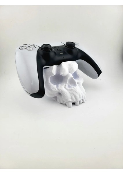 Kafatası Özel Tasarım Playstation5 Kol Tutucu Stand, Ps5 Kol Standı, Joystick Standı, Ps5 Kol Standı