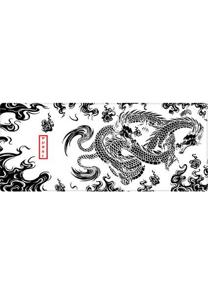 Pro Gaming Mouse Pad 90X40 Dragon Mause Pad Xxl Büyük Oyuncu Mousepad Kenar Dikişli Yıkanabilir Speed Mause Pad