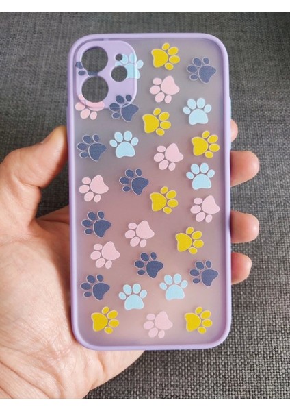 iPhone 11 Uyumlu Yavru Kediler ve Kedi Patisi Tasarım Tuşları Renkli Telefon Boyun Askılı Set Kılıf fiyatları