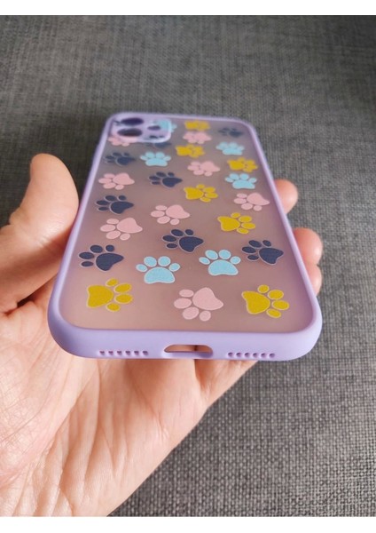 iPhone 11 Uyumlu Yavru Kediler ve Kedi Patisi Tasarım Tuşları Renkli Telefon Boyun Askılı Set Kılıf indirimleri