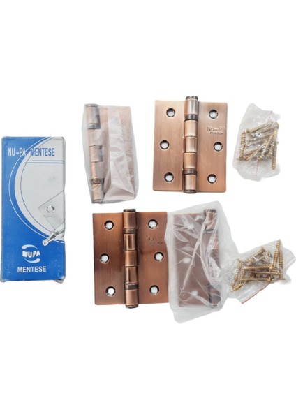 Antik Sarı Menteşe | 3x2.5x2.5x7.5 | 4 Adet