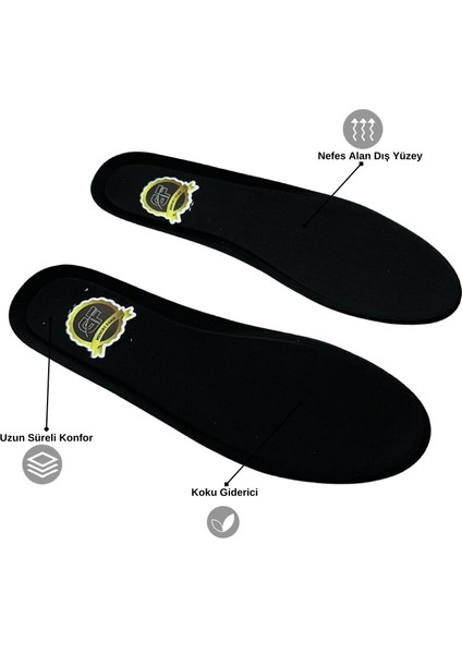 Yumuşak Ortopedik Tabanlık, Kadın Erkek Siyah fiyatları