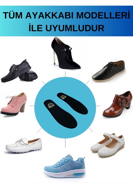 Yumuşak Ortopedik Tabanlık, Kadın Erkek Siyah indirimleri