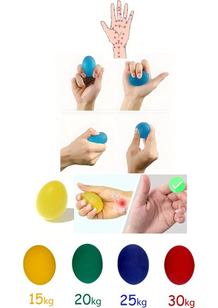 Silikon Stres Topu El Egzersizi EL kasları ve Fizik Tedavisi Topu FC-050 fiyatları