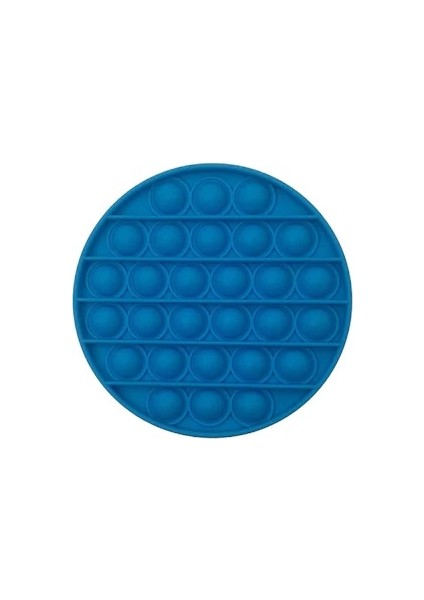 Yuvarlak Tek Renk Pop Push It Anti Stres Baloncukları Bubble Fidget modelleri