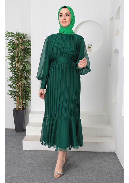 Piliseli Janjan Abiye 5510-02 Zümrüt Yeşili