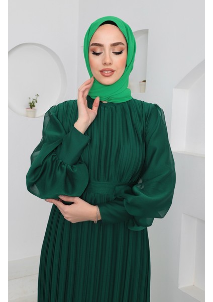 Piliseli Janjan Abiye 5510-02 Zümrüt Yeşili fiyatları