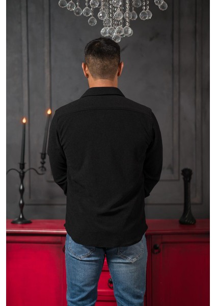 Likralı Fitilli Pamuklu Kışlık Kumaş Regular Fit Gömlek fırsatları