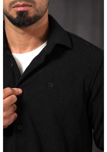 Likralı Fitilli Pamuklu Kışlık Kumaş Regular Fit Gömlek indirimleri