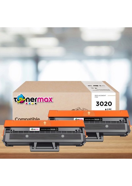 Xerox Phaser 3020 Muadil Toner 2'li Paket