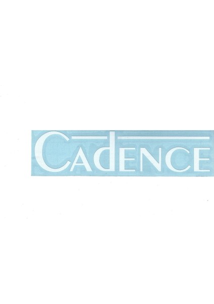 Cadence Beyaz Sticker - Cadence Sticker