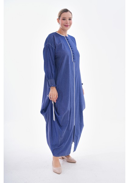 Gigitex Mavi Yandan Bağcıklı Spor Model Ferace