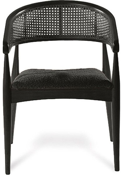 Gazel hazeranlı ahşap bohem sandalye