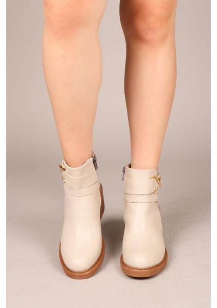 JOVANA Süet-Cilt Kadın Topuklu Bot TEN fiyatları