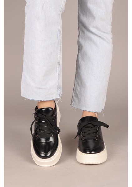 DİS Metalik Kadın Spor Ayakkabı SİYAH fiyatları