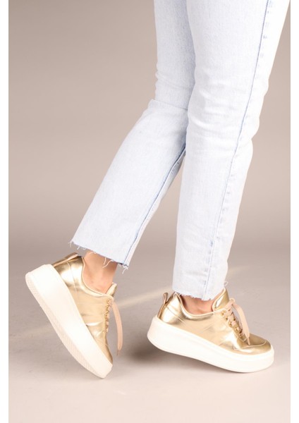 DİS Metalik Kadın Spor Ayakkabı GOLD fiyatları