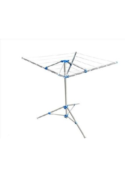 3 Ayaklı Çamaşı Askılığı Alüminyum Gri ve Beyaz Renkli Kullanışlı Tasarım