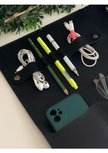 Alesta Leather El Yapımı Hakiki Deri Laptop / Macbook Bigisayar Kılıfı / Çantası / Organizer