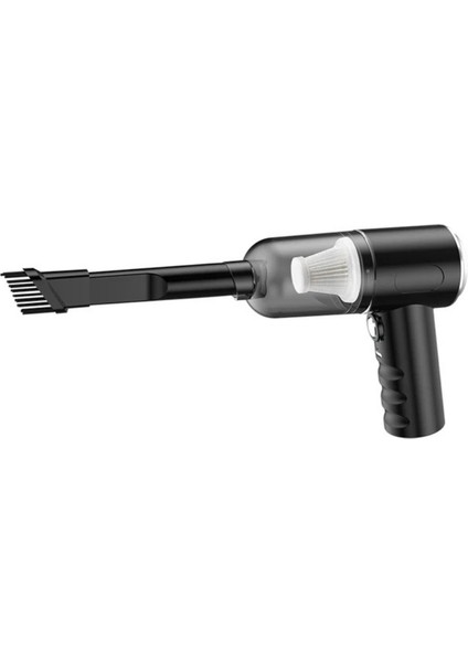 Şarjlı Mini Oto Süpürge Kablosuz El Araç Süpürgesi Güçlü Vakum Çekiş ve Üfleme Fonksiyonlu