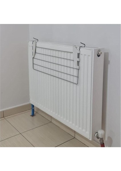 Tekno Trust Demir Petek Üstü Çamaşır Kurutmalık Çok Pratik Çok Kullanışlı 5 Telli 60CM Gri