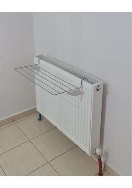 Tekno Trust Demir Petek Üstü Çamaşır Kurutmalık Çok Pratik Çok Kullanışlı 5 Telli 60CM Gri