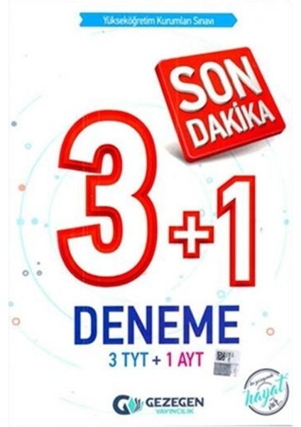 Tyt Ayt 3+1 Son Dakika Deneme Gezegen Yayıncılık