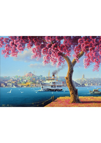 Hagia Sophia And Ferry 1000 Parça Puzzle