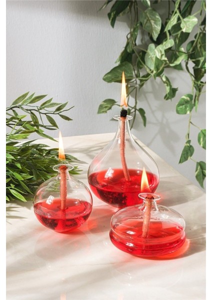 Kandil Yağı 3''lü Set Yeşil Kırmızı Mavi İç Mekan Herbiri 250 ml Toplam 750 ml