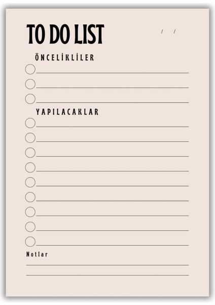 To Do List Yapılacaklar Listesi Notepad