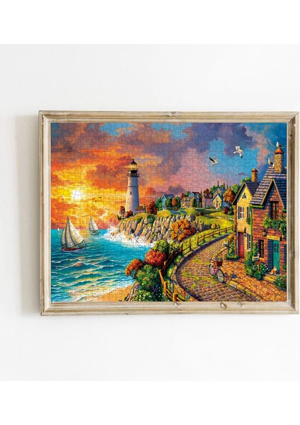 Lighthouse By The Sea 1000 Parça Puzzle