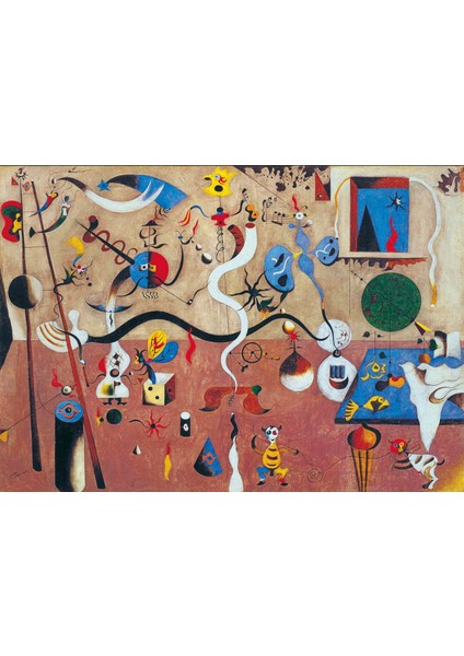 Carnival Of Harlequin Joan Miro 1000 Parça Puzzle