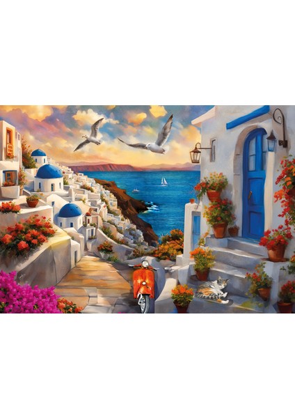 Santorini 500 Parça Puzzle