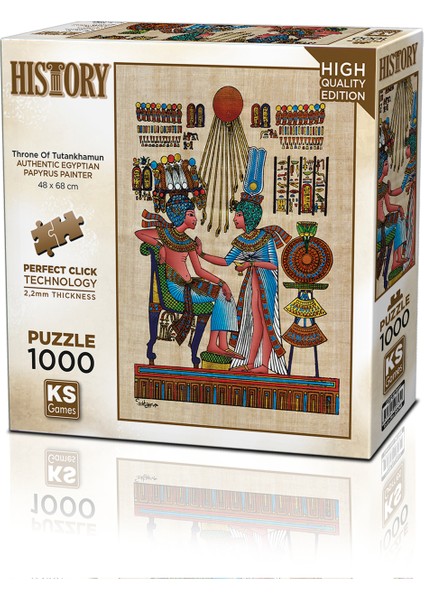 KS Games Papirus Throne Of Tutankhamun 1000 Parça Puzzle