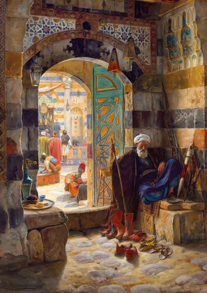 Warden Of The Mosque Damascus 1000 Parça Puzzle