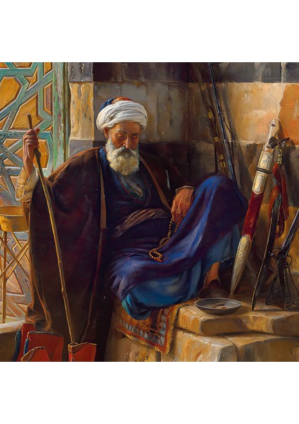 Warden Of The Mosque Damascus 1000 Parça Puzzle