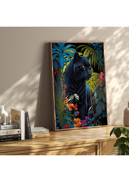 Black Panther With A Tropical 500 Parça Puzzle