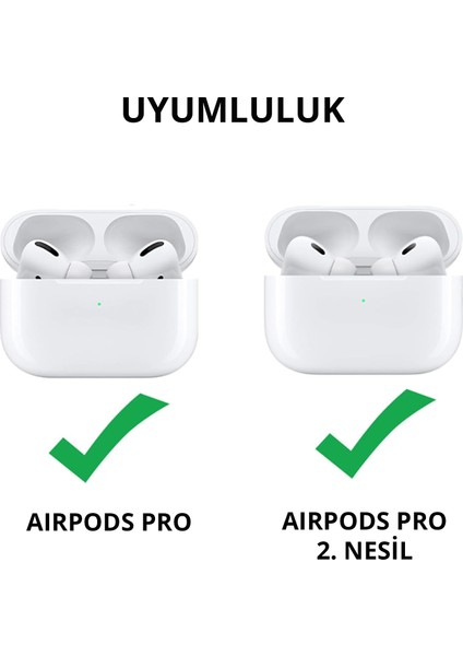 Apple Airpods Pro / Pro 2 Ile Uyumlu Üretilmiş Yedek Silikon Kulaklık Ucu (S/l) 2 Li Set fırsatları