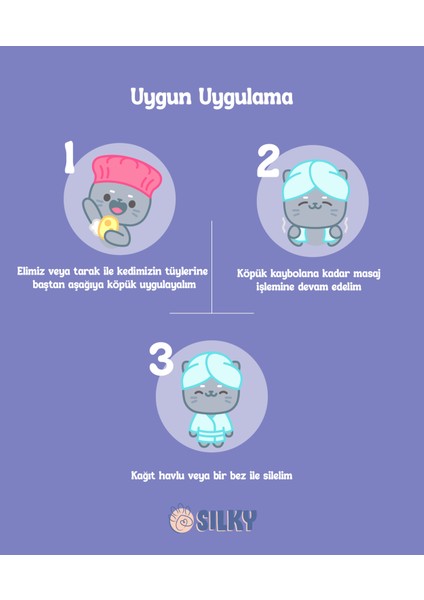 - Kedilere Özel Çilek Özlü Kuru Köpük Şampuan - 200Ml