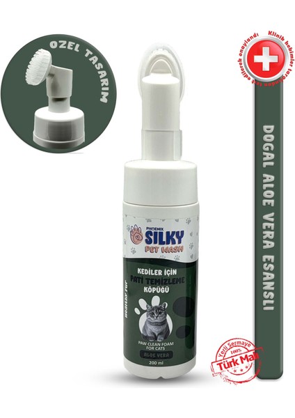 - Kedilere Özel Pati Temizleme Köpüğü - 200ML
