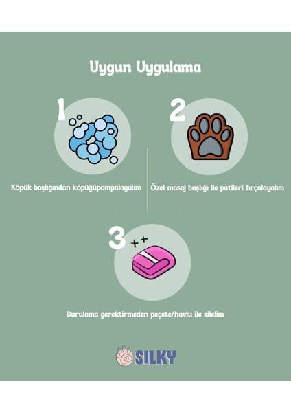 - Kedilere Özel Pati Temizleme Köpüğü - 200ML
