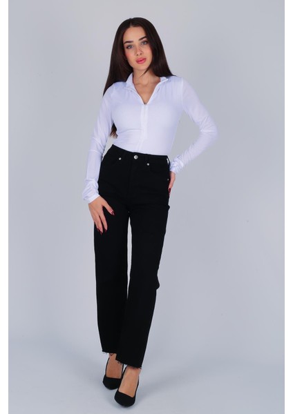 Kadın Beyaz Fermuarlı Parmak Geçmeli Çıtçıtlı Body modelleri