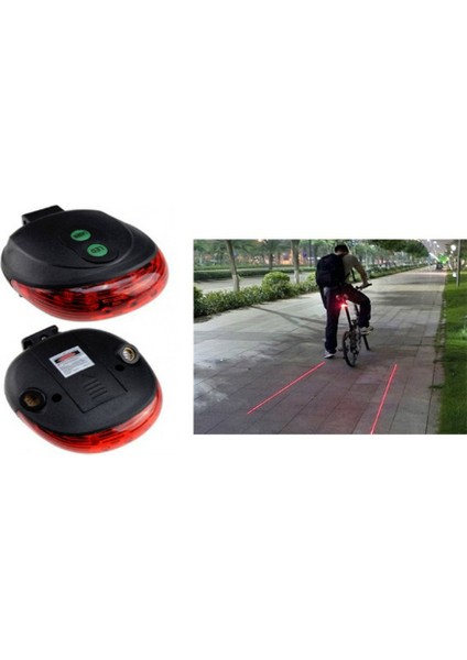 Lazer Güvenlik Şeritli Bisiklet Stop Lambası (4764)