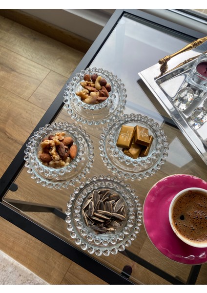 6'lı Boncuk Kenarlı Çerezlik Kase fırsatları