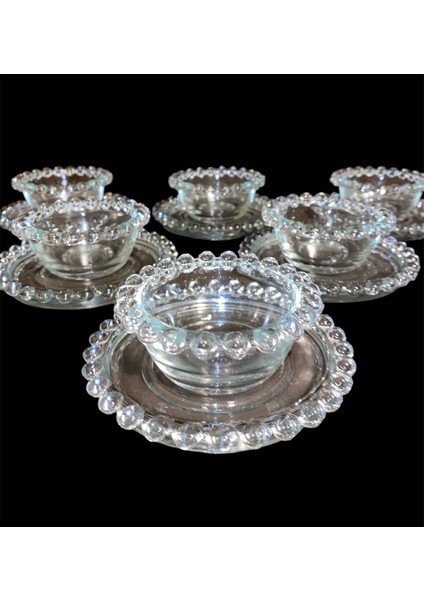 6'lı Boncuk Kenarlı Çerezlik Kase indirimleri