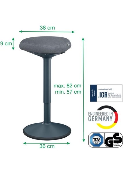 Ergo Active A Konforlu Oturaklı Sit Standing Tabure - KOD:65450089