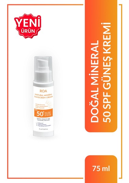 Natural Mineral Sunscreen Cream 75 ml