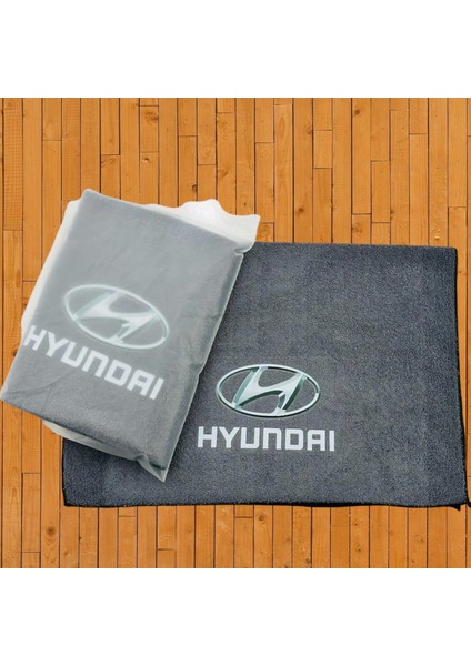 Mikrofiber Oto Kurulama Yıkama Havlusu 50X70 cm Araba Logolu Bez 400GSM