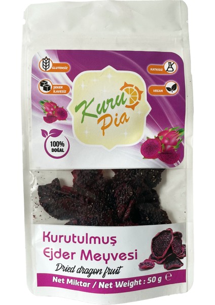 Kurutulmuş Ejder Meyvesi - Mor Pitaya Kurusu | %100 Doğal